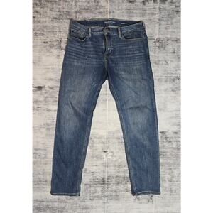 Banana Republic 36x34 Travel Jeans Medium Wash Straight Fit Mens Denim A-2